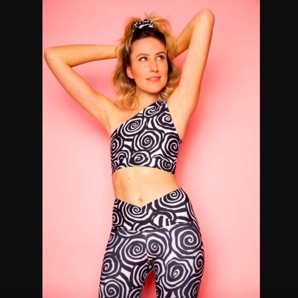 Dazey LA Hypnosis One Shoulder Crop Tank